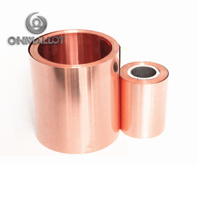 Hard State TD04 CuBe2 Strip Copper Beryllium ASTM C17200 with 20kg MOQ 0.35x200mm